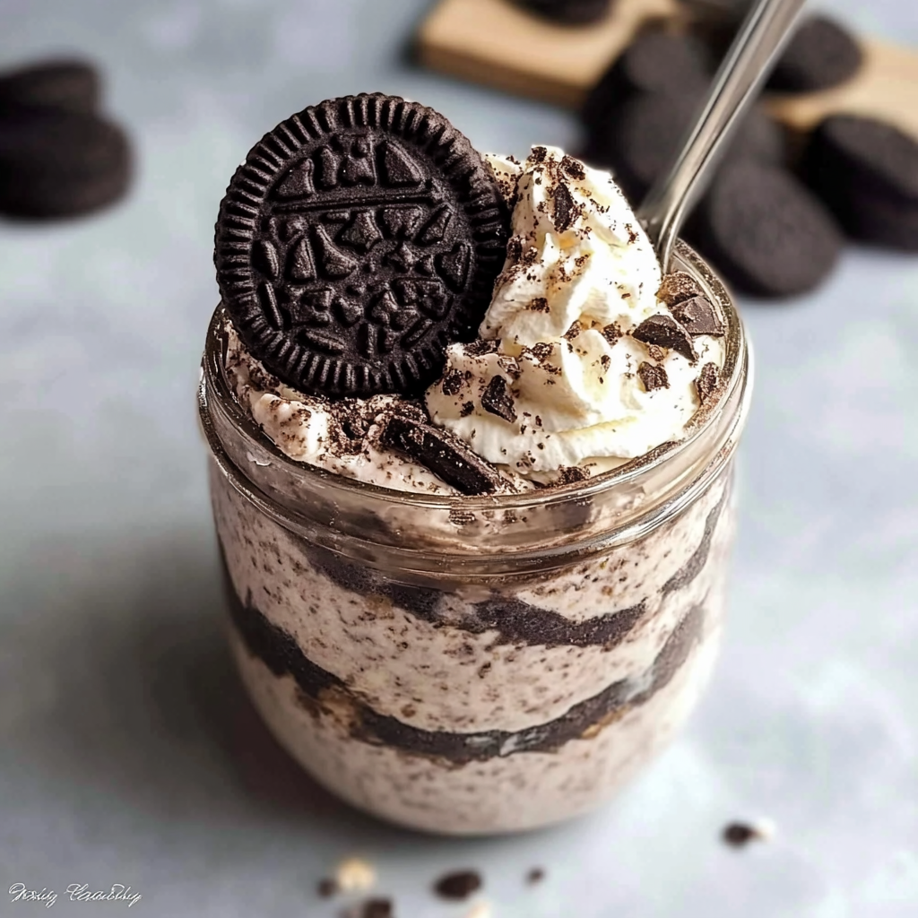 Oreo Overnight Oats
