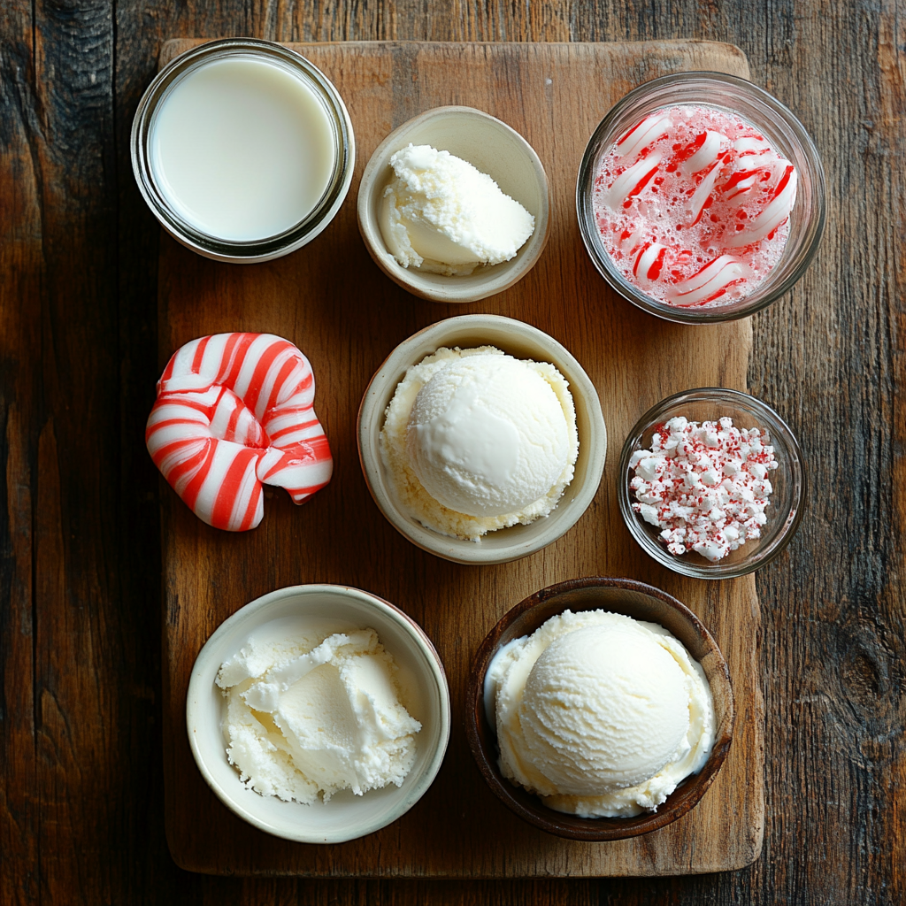 Peppermint Christmas Float ingredients