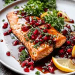 Pomegranate Glazed Salmon