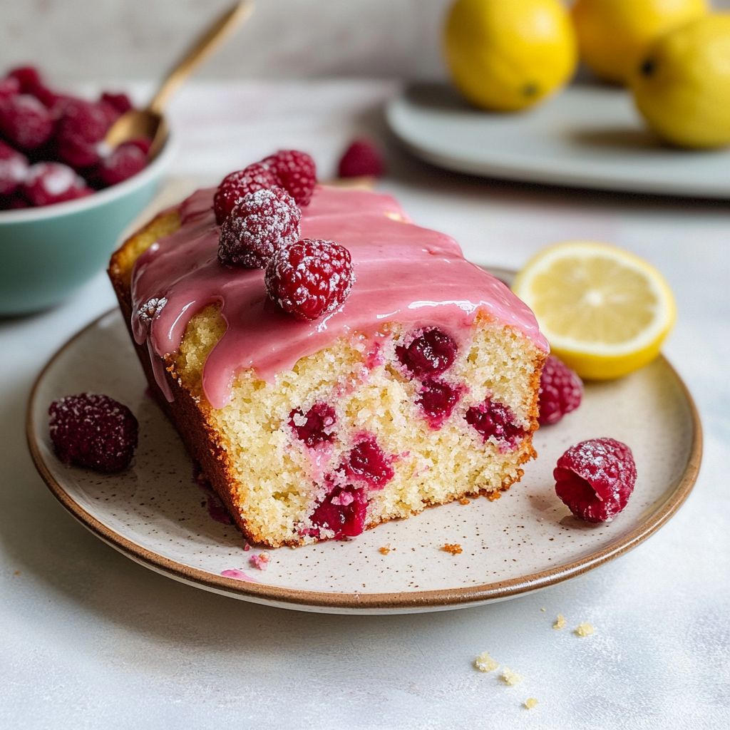 Raspberry Lemon Loaf Cake