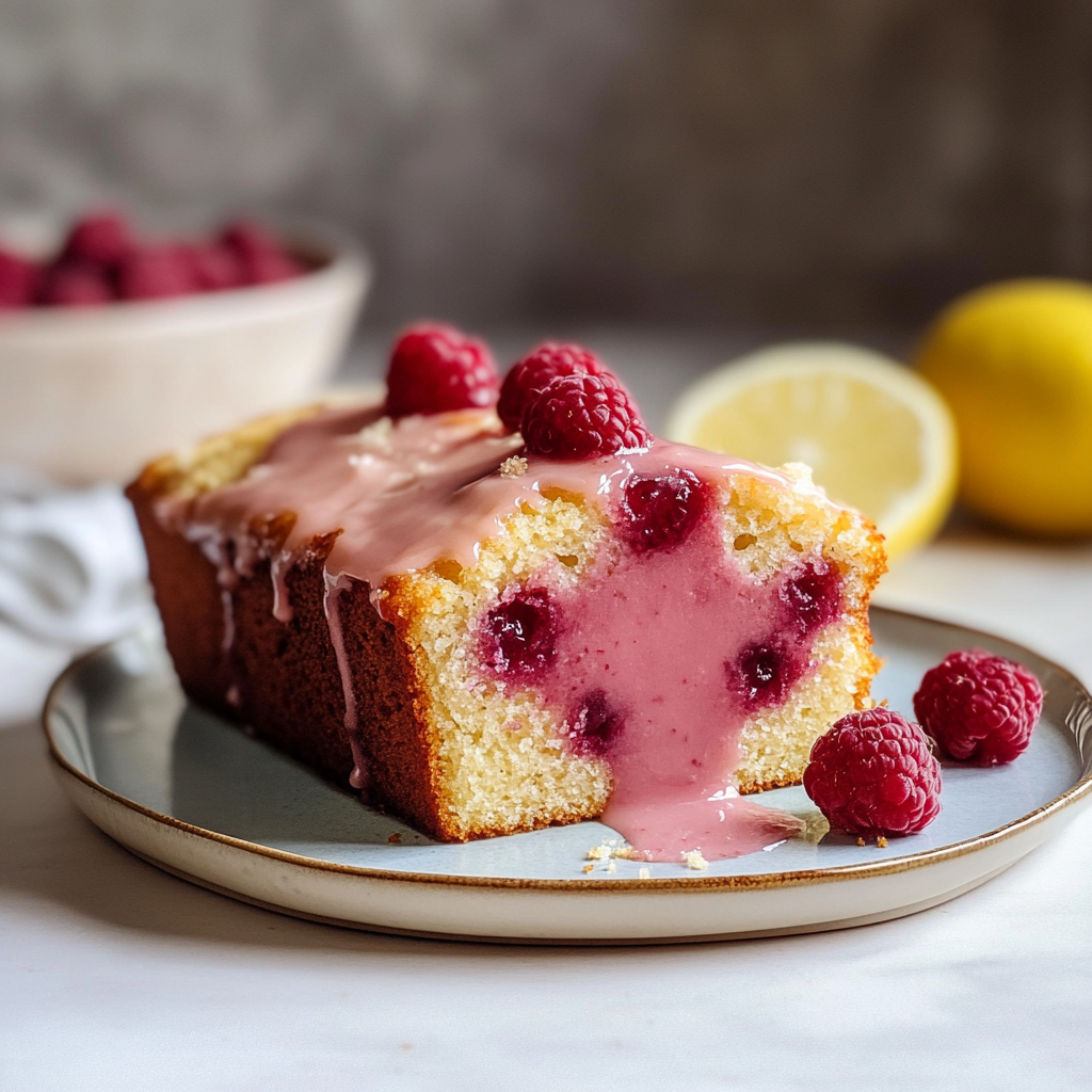 Raspberry Lemon Loaf Cake