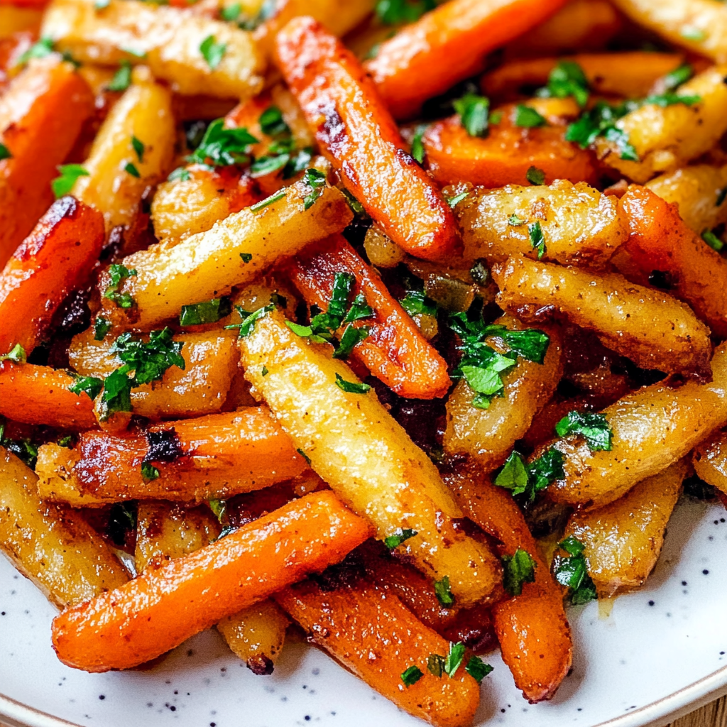 Roasted Brown Butter Honey Garlic Carrot