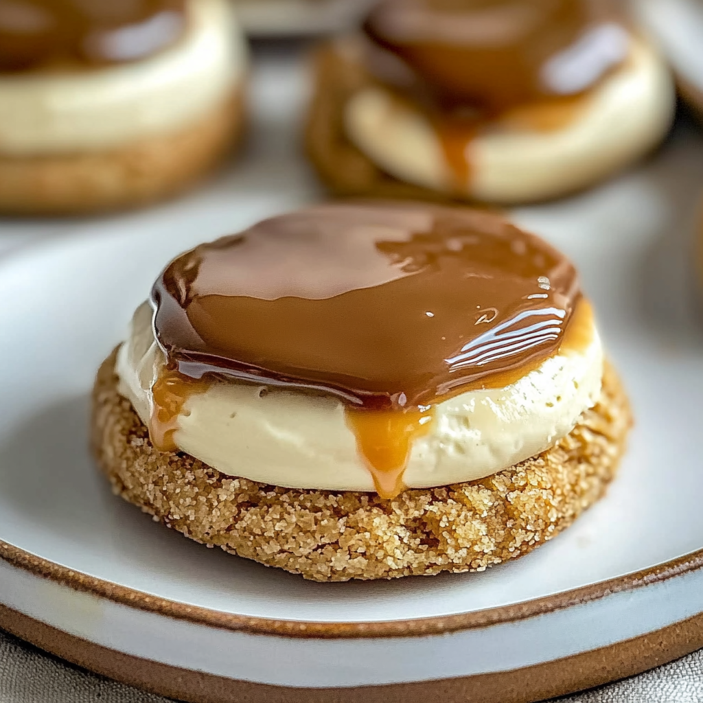 Salted Caramel Cheesecake Cookies