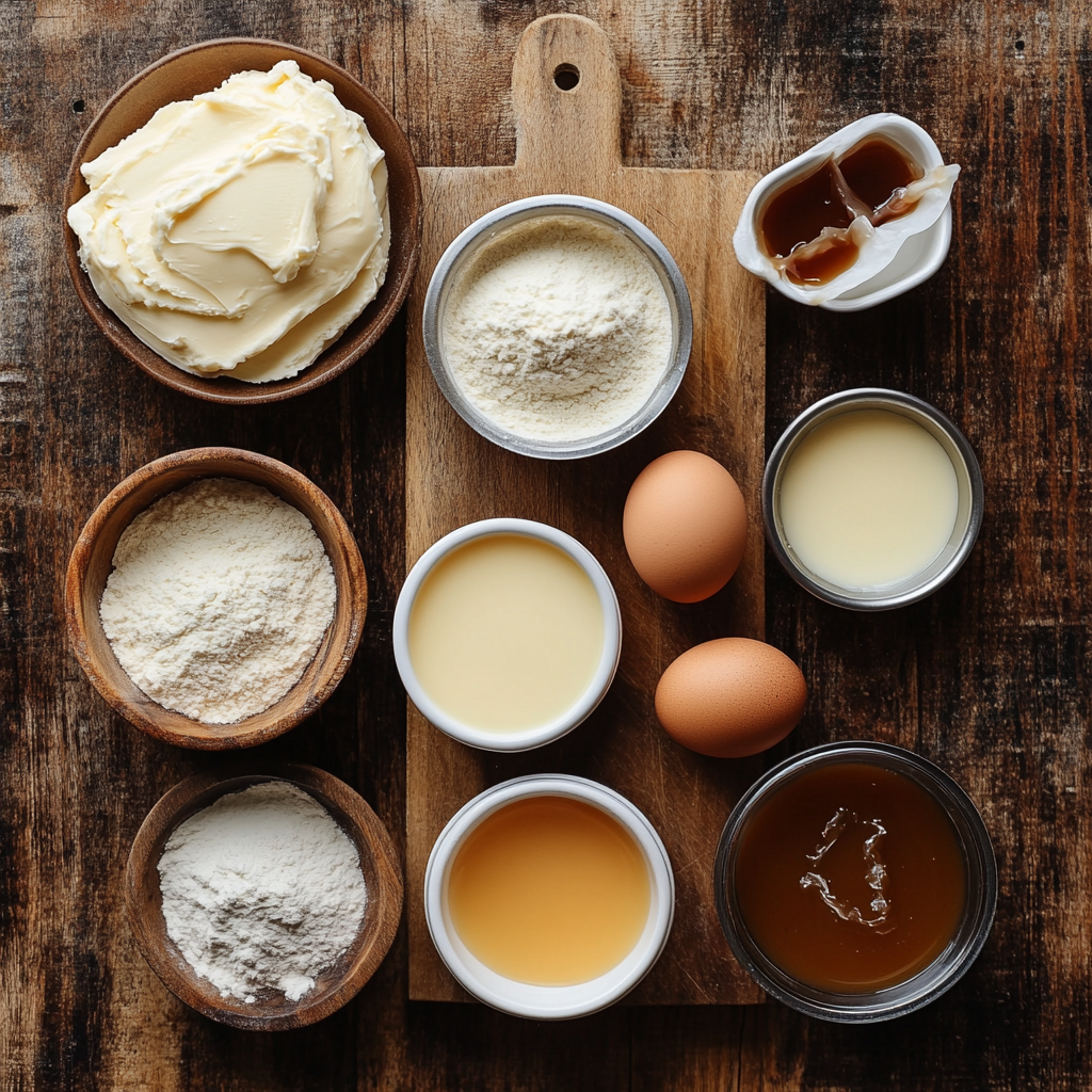 Salted Caramel Cheesecake Cookies ingredients