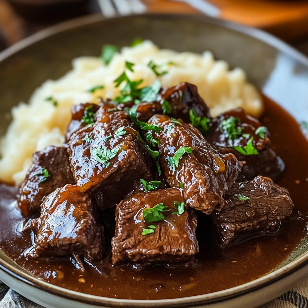 Slow Cooker Beef Manhattan