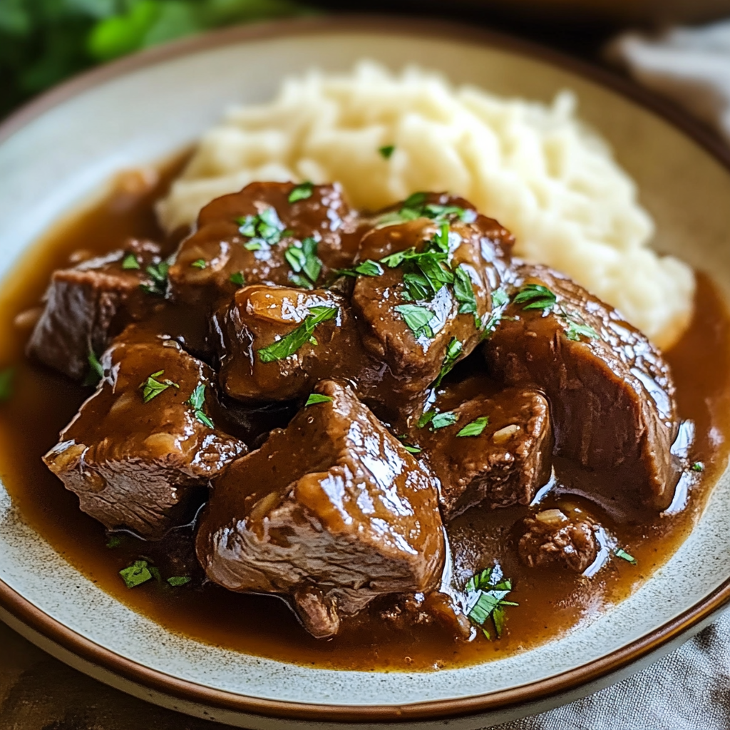 Slow Cooker Beef Manhattan