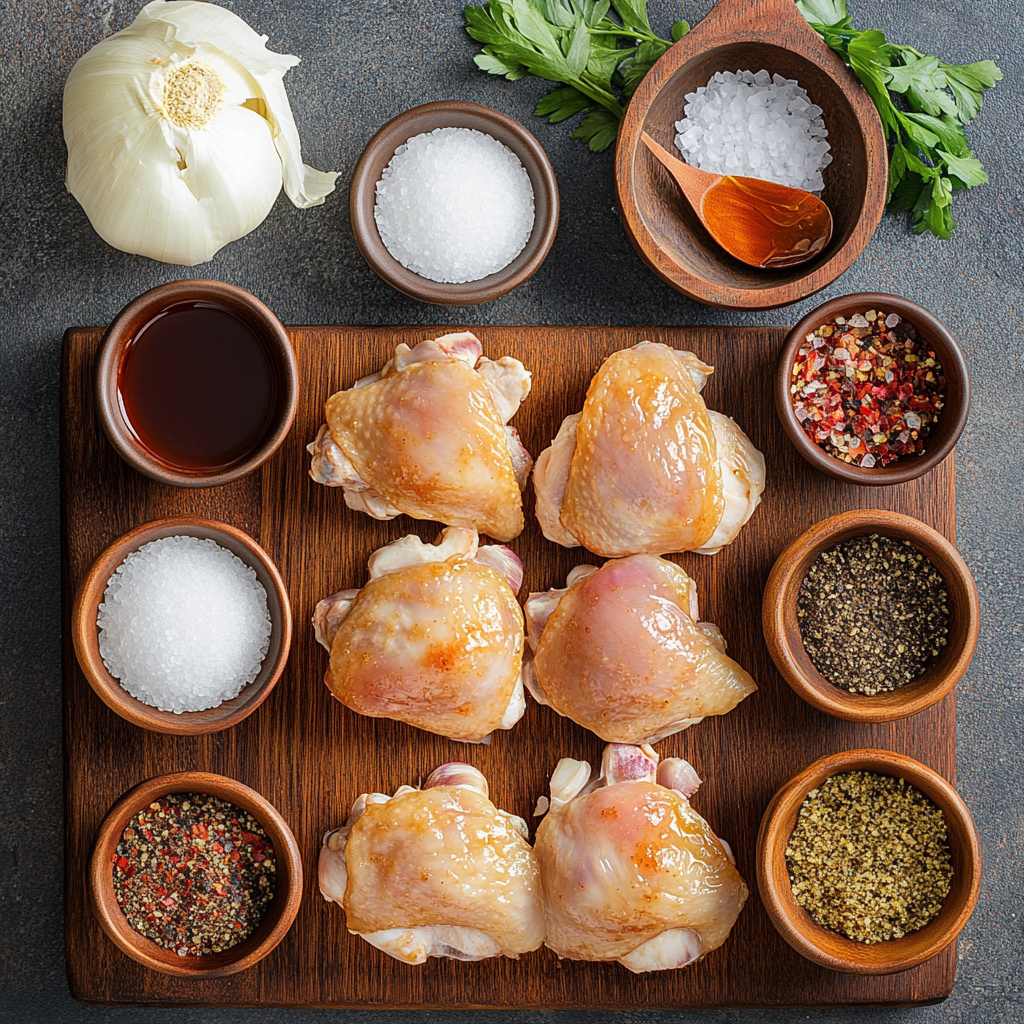 Slow Cooker Chicken Thighs ingredients