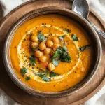 Spiced Carrot & Chickpea Soup
