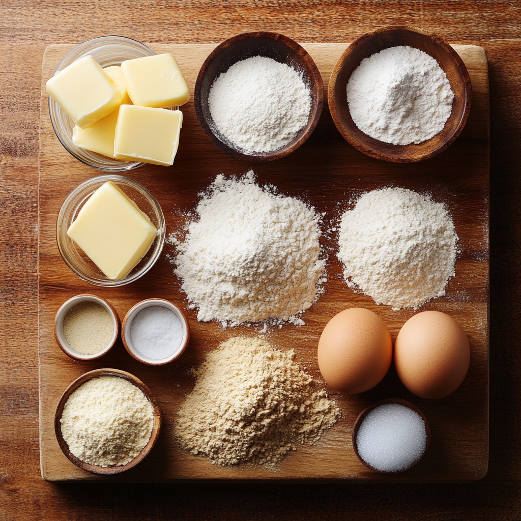 Stacked Christmas Tree Cookies ingredients