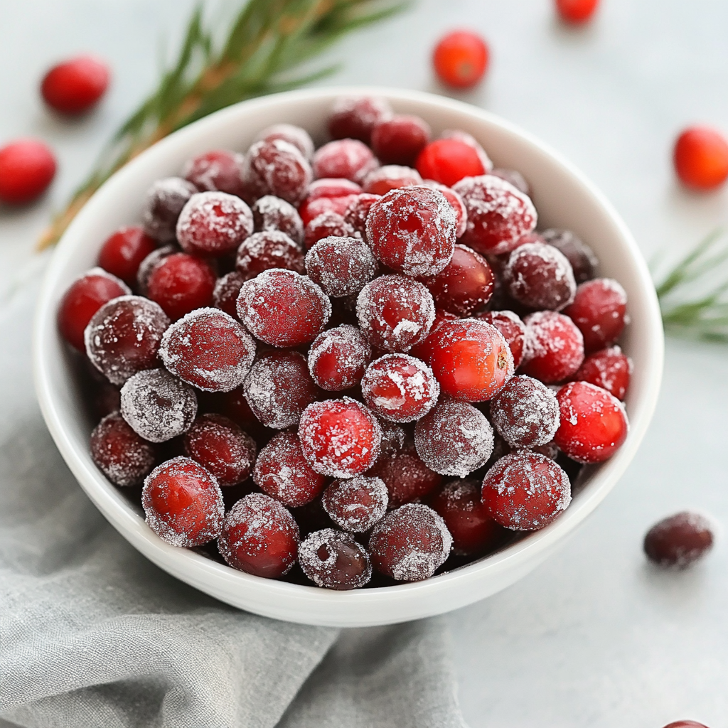 Sugared Cranberries