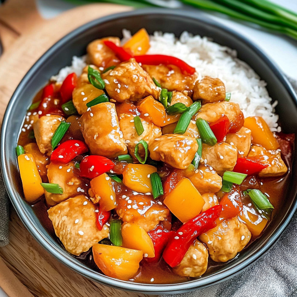 Sweet And Sour Chicken Stir Fry
