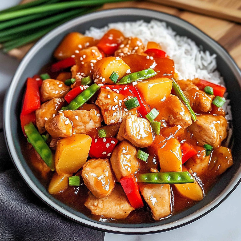 Sweet And Sour Chicken Stir Fry