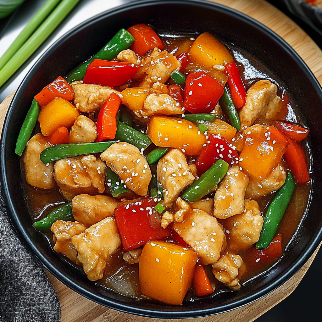 Sweet And Sour Chicken Stir Fry