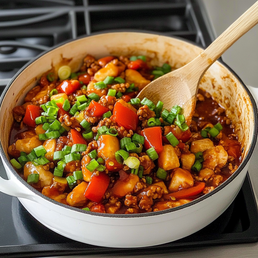 Sweet & Sour Ground Chicken