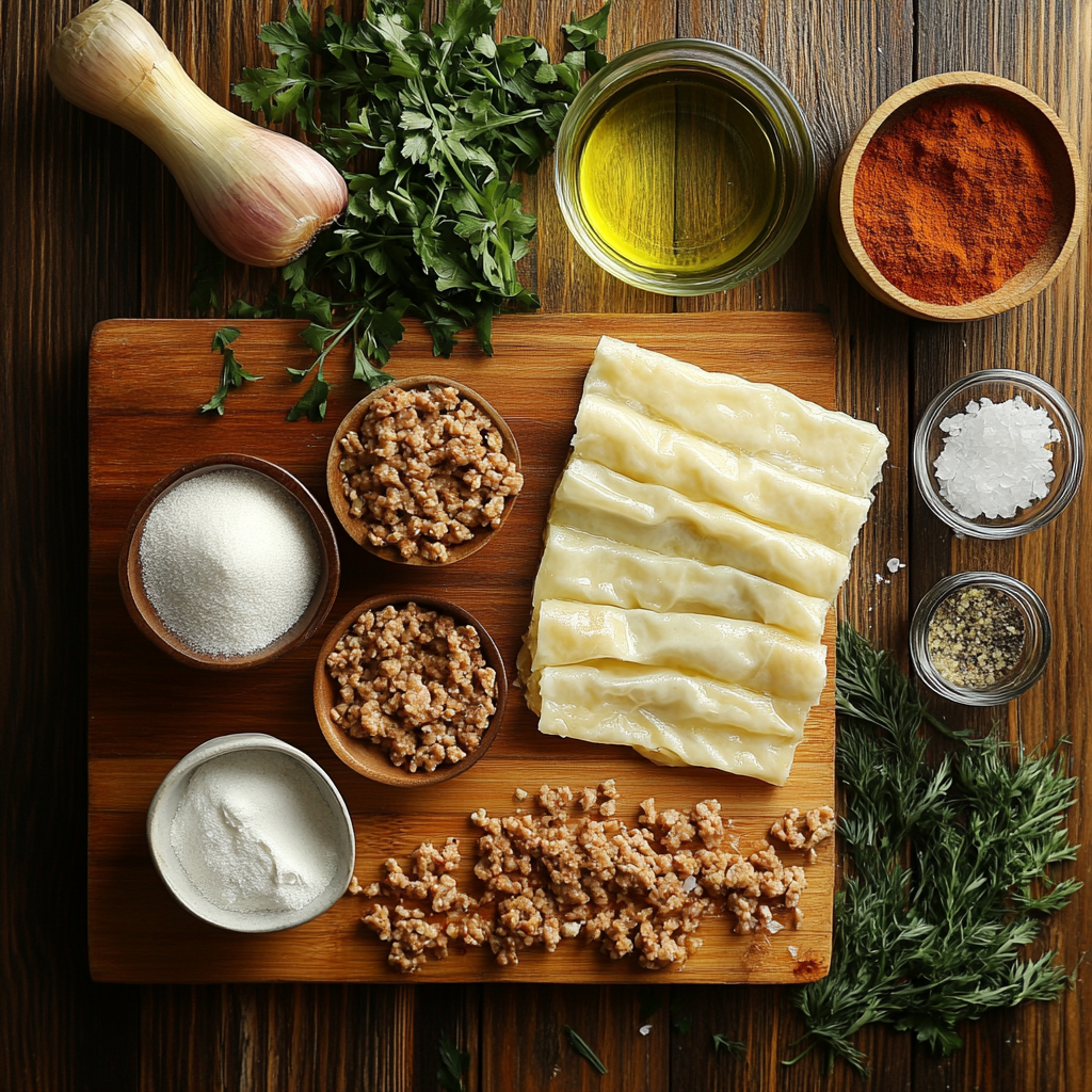 Turkey Chebureki (Turkey Turnover) ingredients