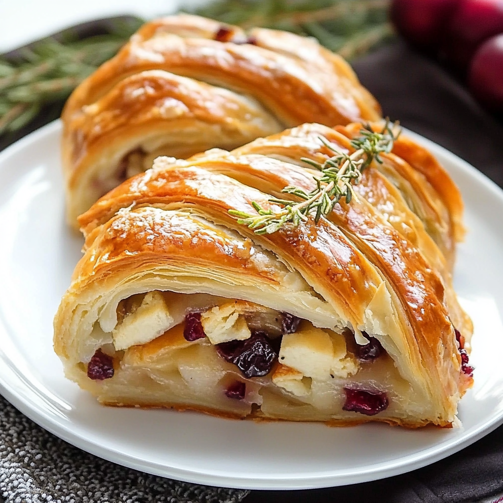 Turkey Cranberry Strudel