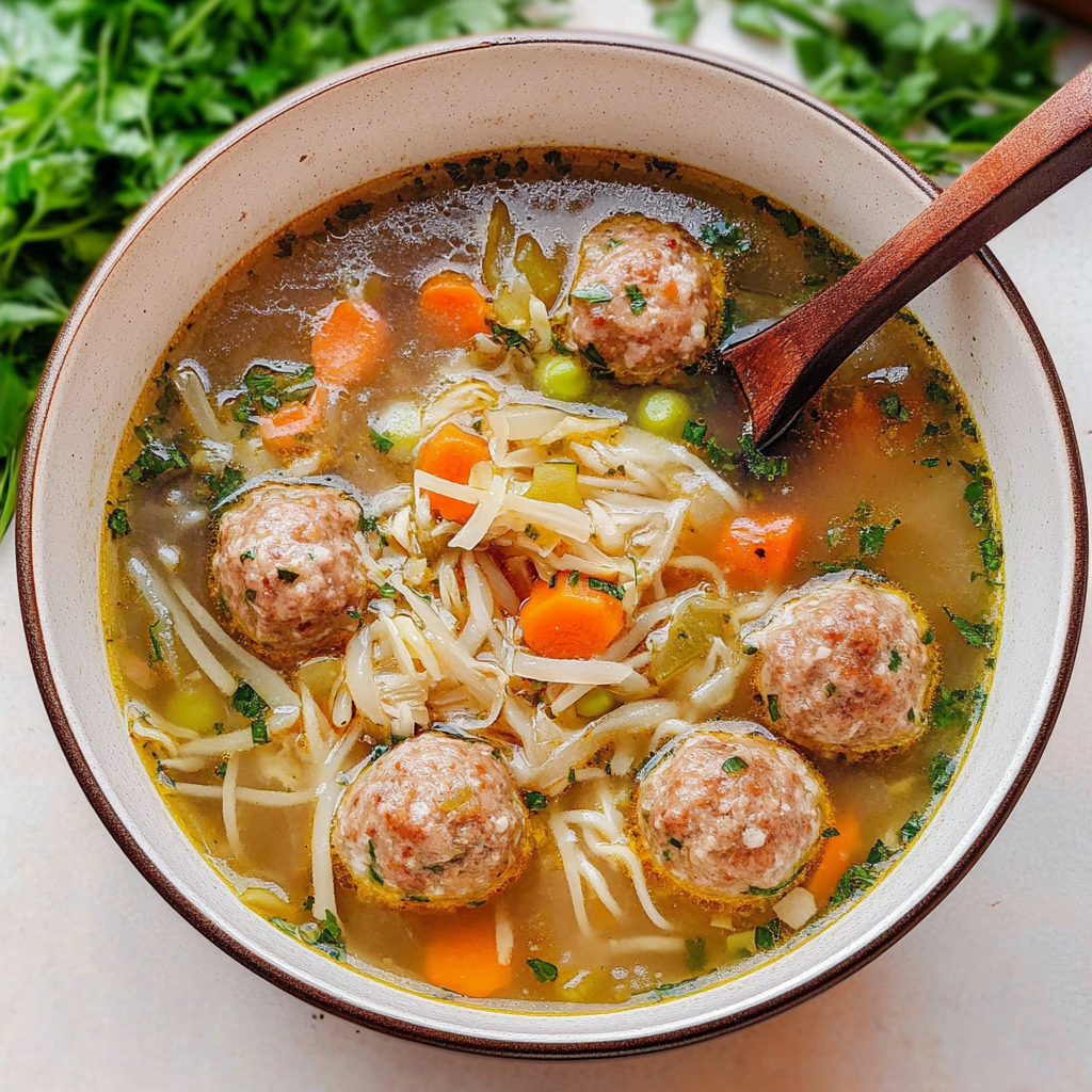 Turkey Meatball Soup