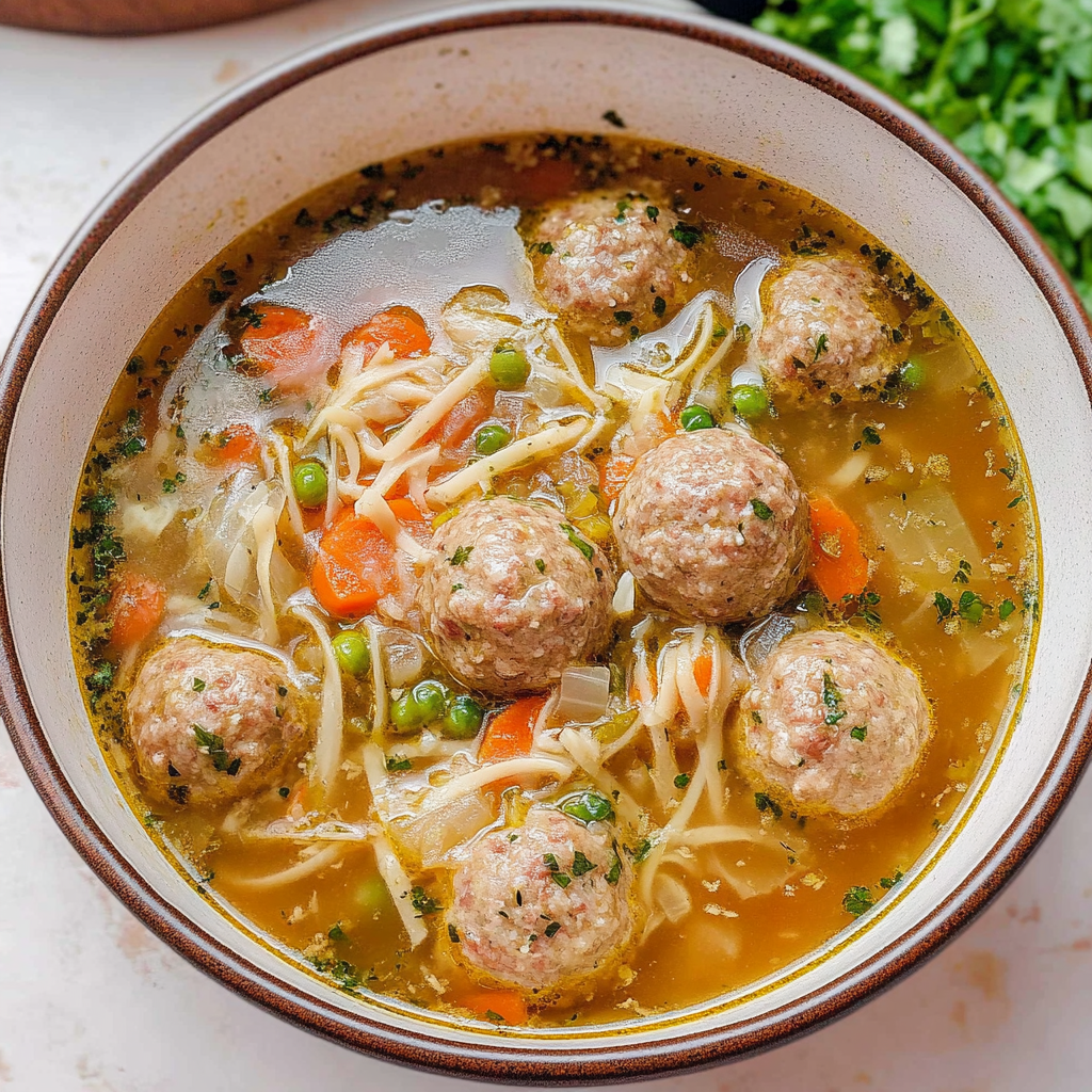 Turkey Meatball Soup