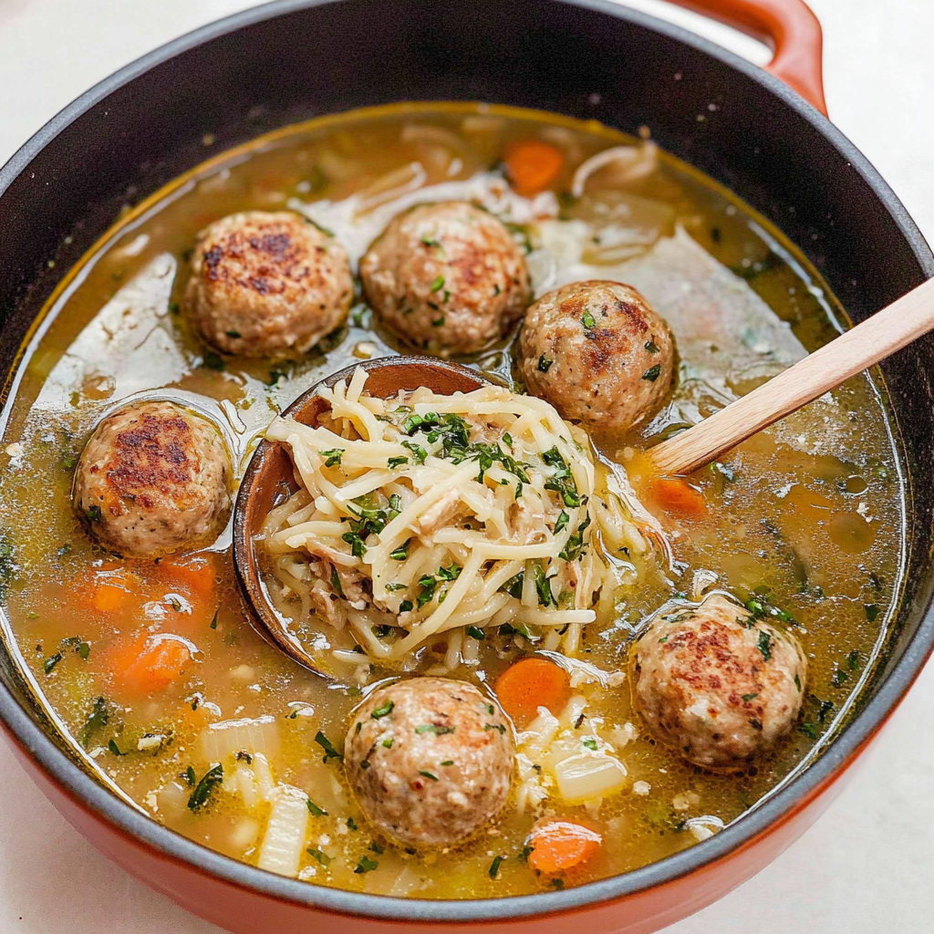 Turkey Meatball Soup