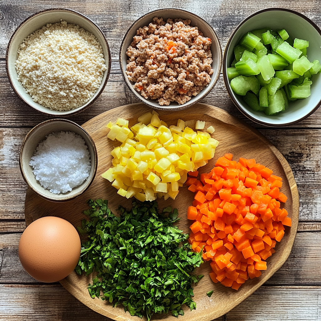Turkey Meatball Soup ingredients