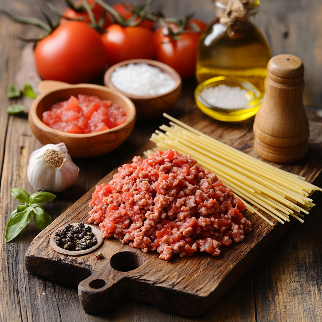 Turkey Spaghetti ingredients