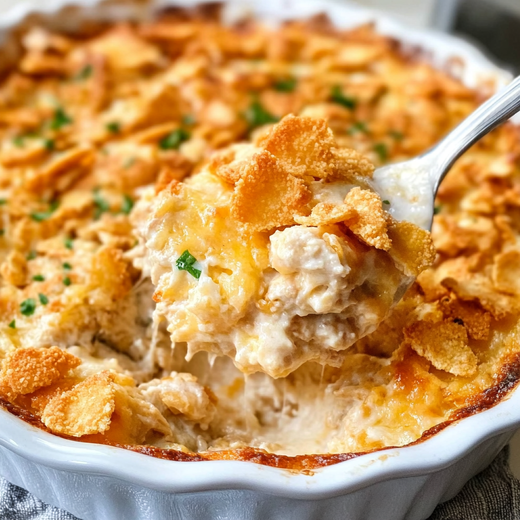 chicken casserole with ritz crackers