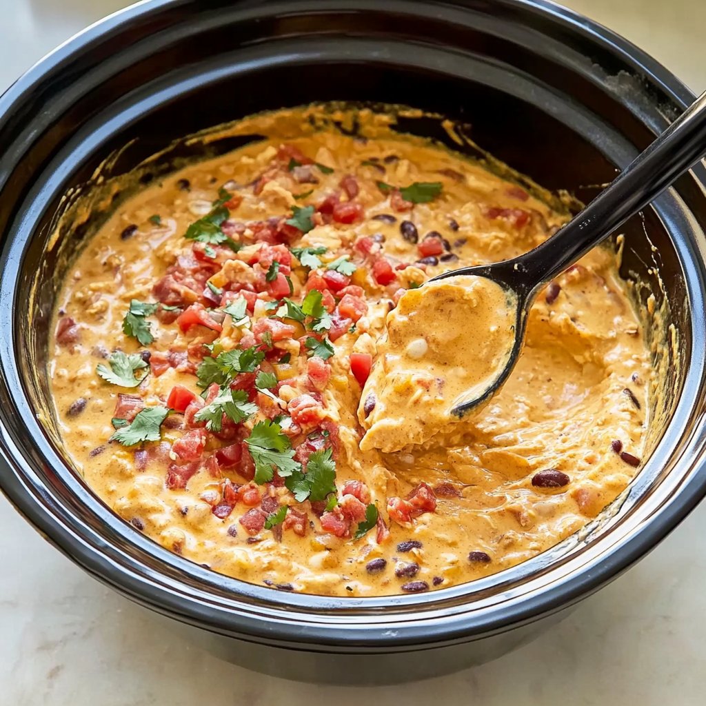crockpot Chicken Nacho Dip