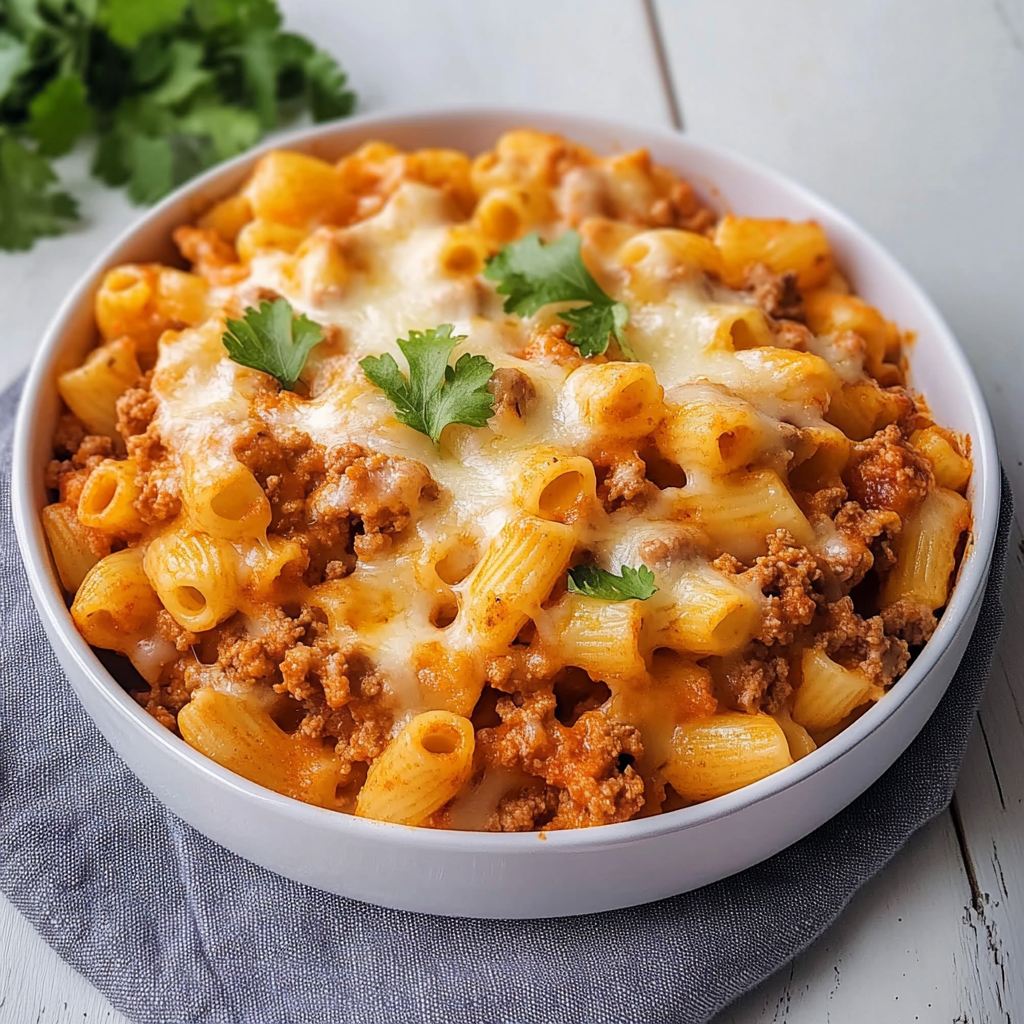 taco pasta bake