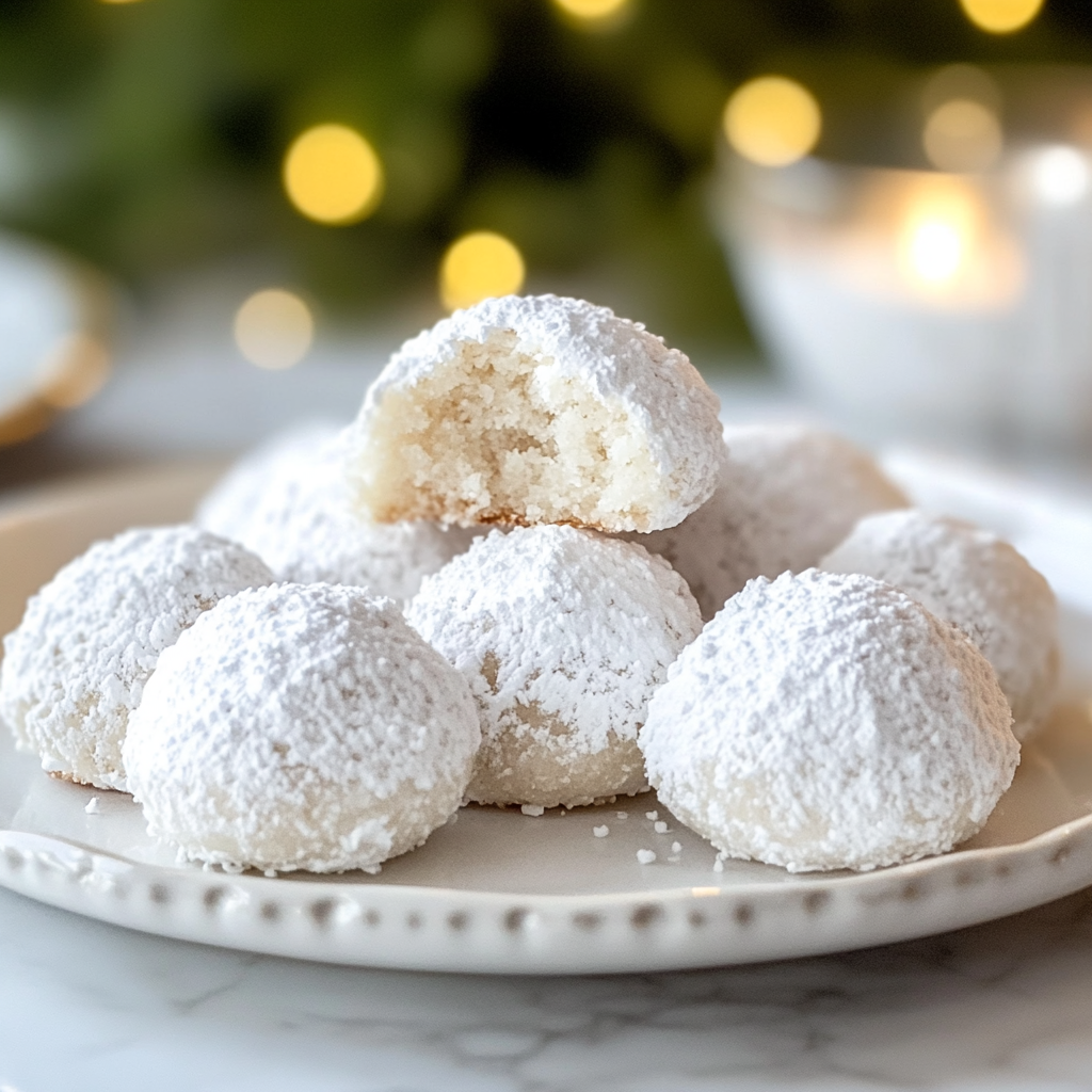Almond Snowball Cookies