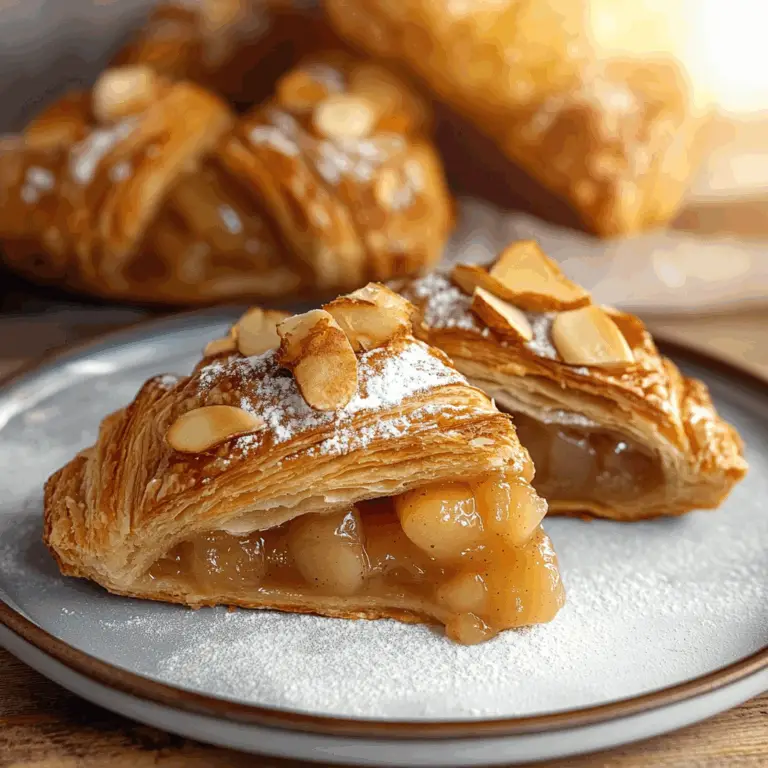 Apple Pie Almond Croissants