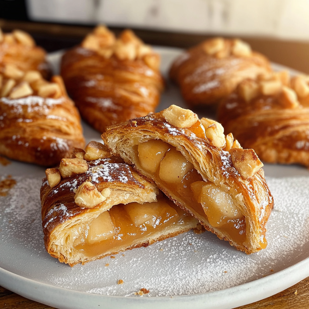 Apple Pie Almond Croissants