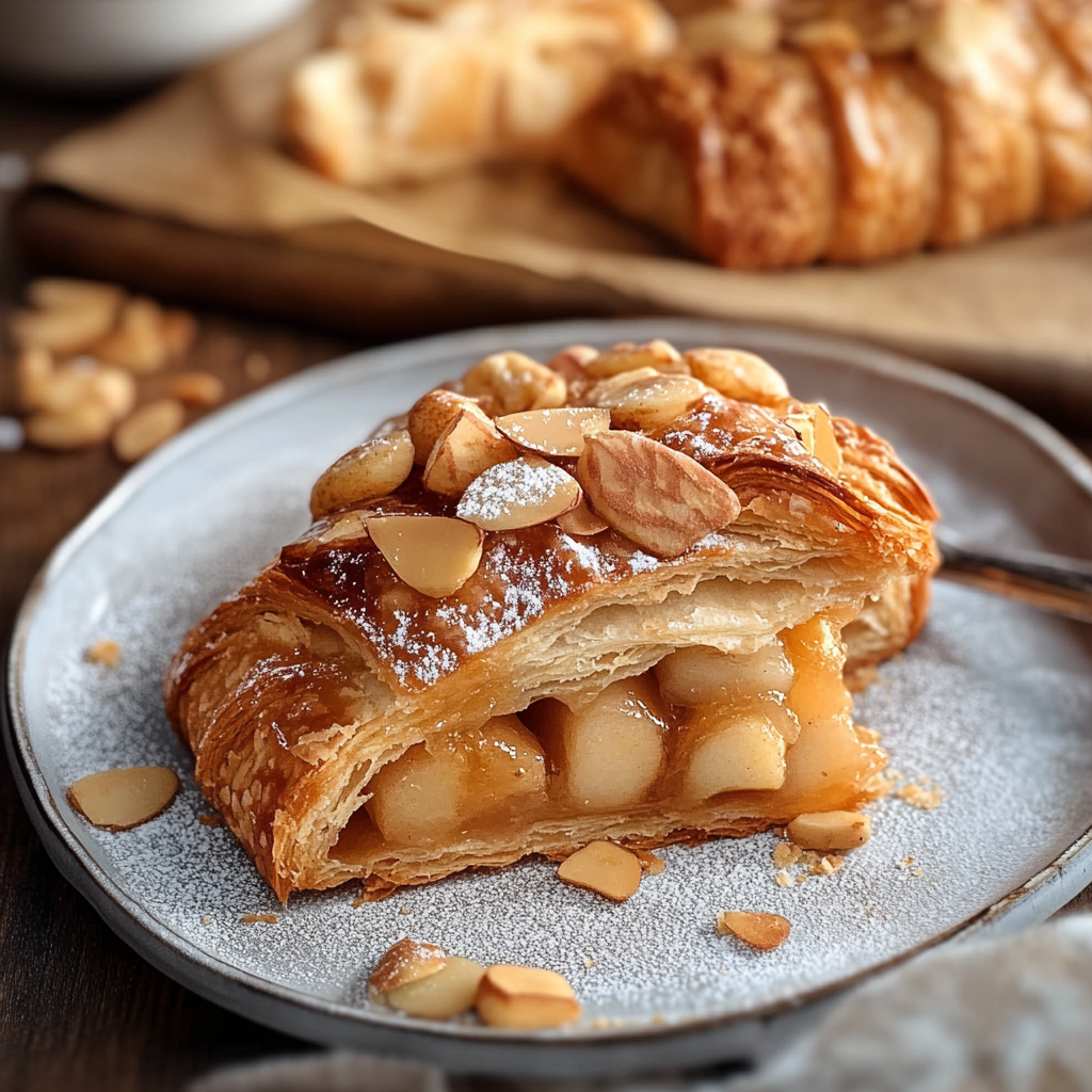 Apple Pie Almond Croissants