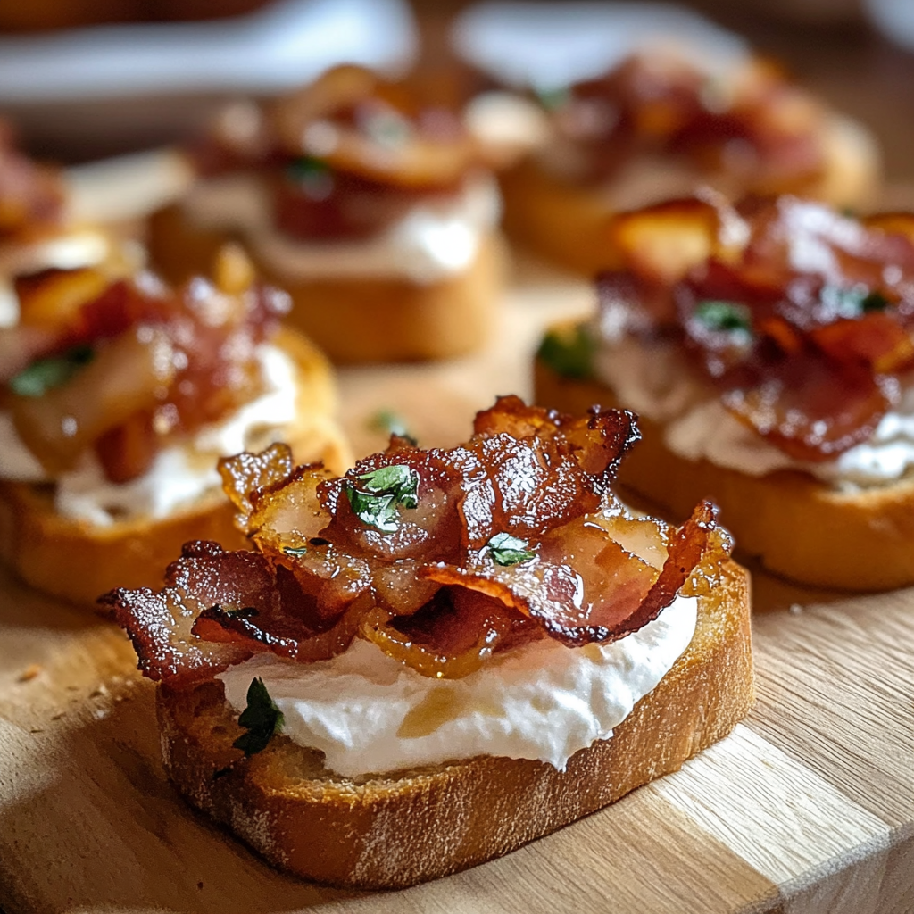 Bacon Crostini