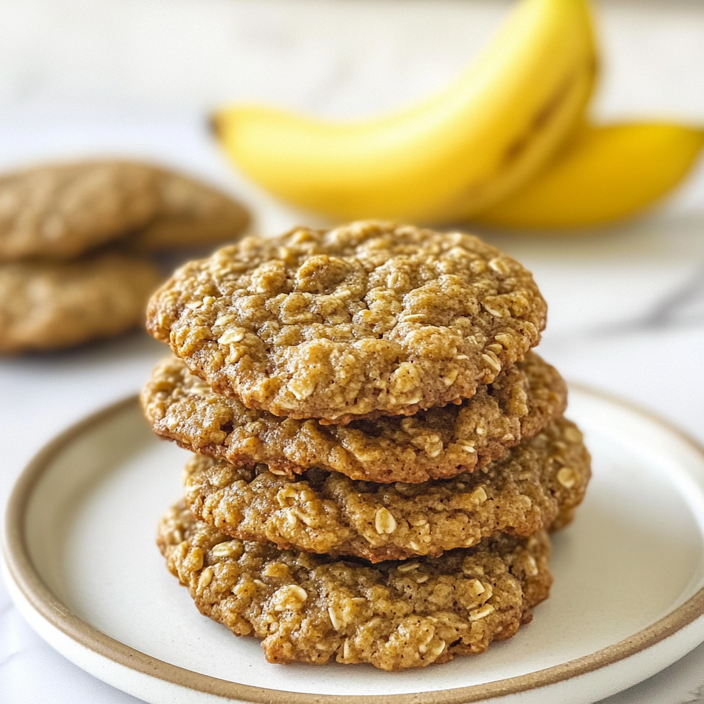 Banana Oatmeal Cookies