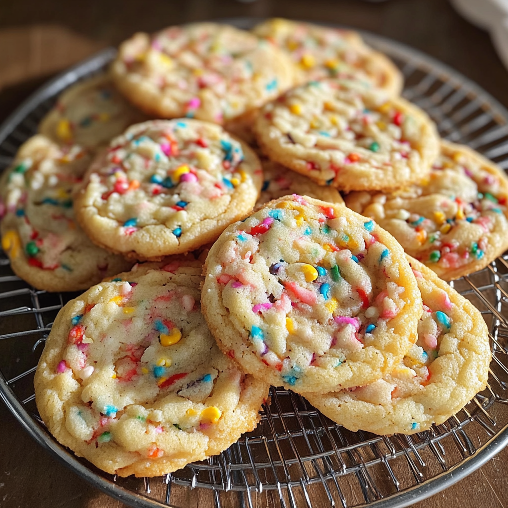 Birthday Cake Cookies