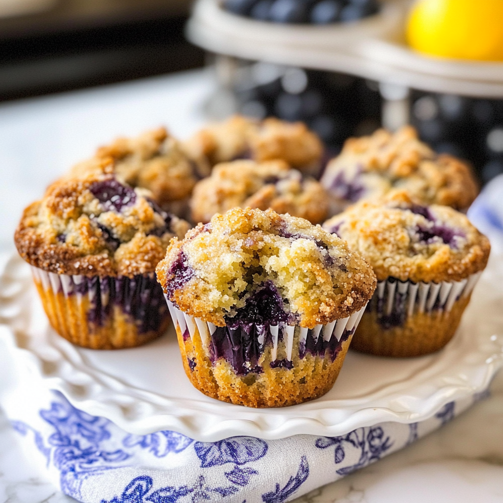 Blueberry Streusel Muffins