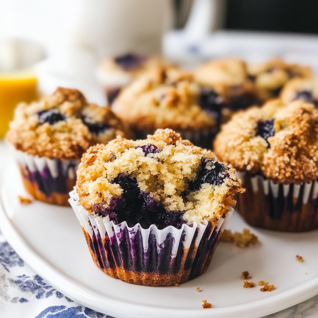 Blueberry Streusel Muffins