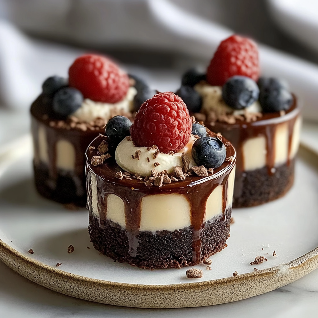 Brownie Cheesecake Dessert Cups