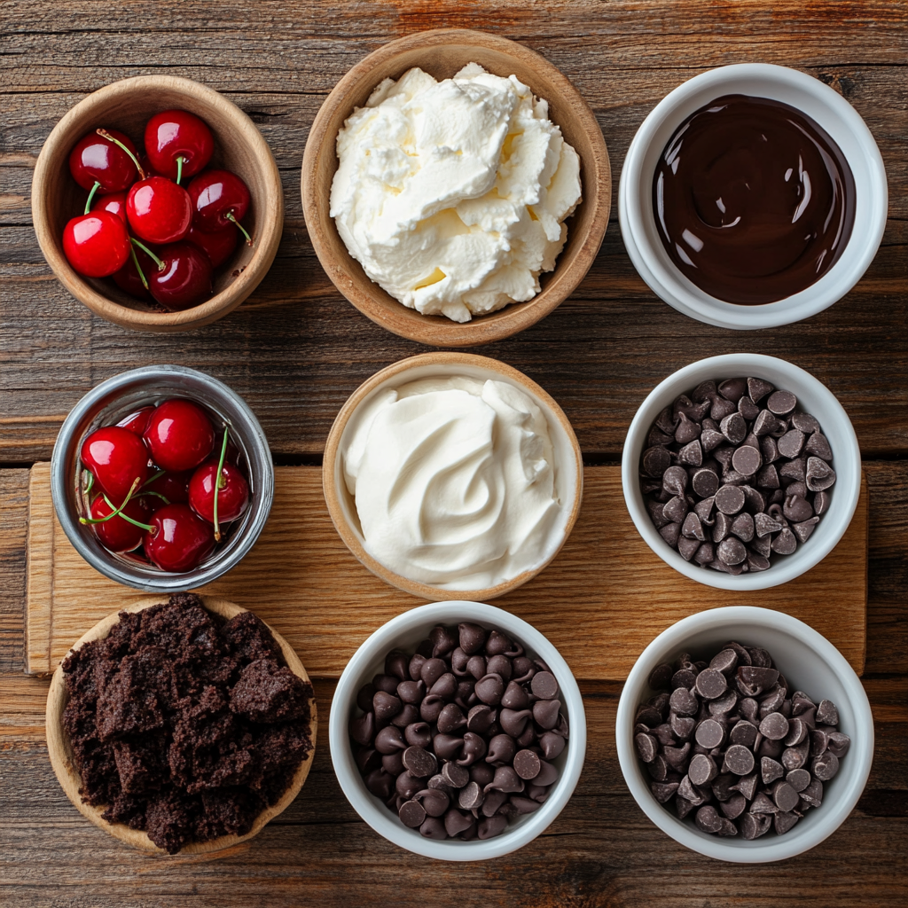 Brownie Cheesecake Dessert Cups ingredients