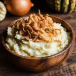 Buttermilk Mashed Potatoes with Crispy Onions