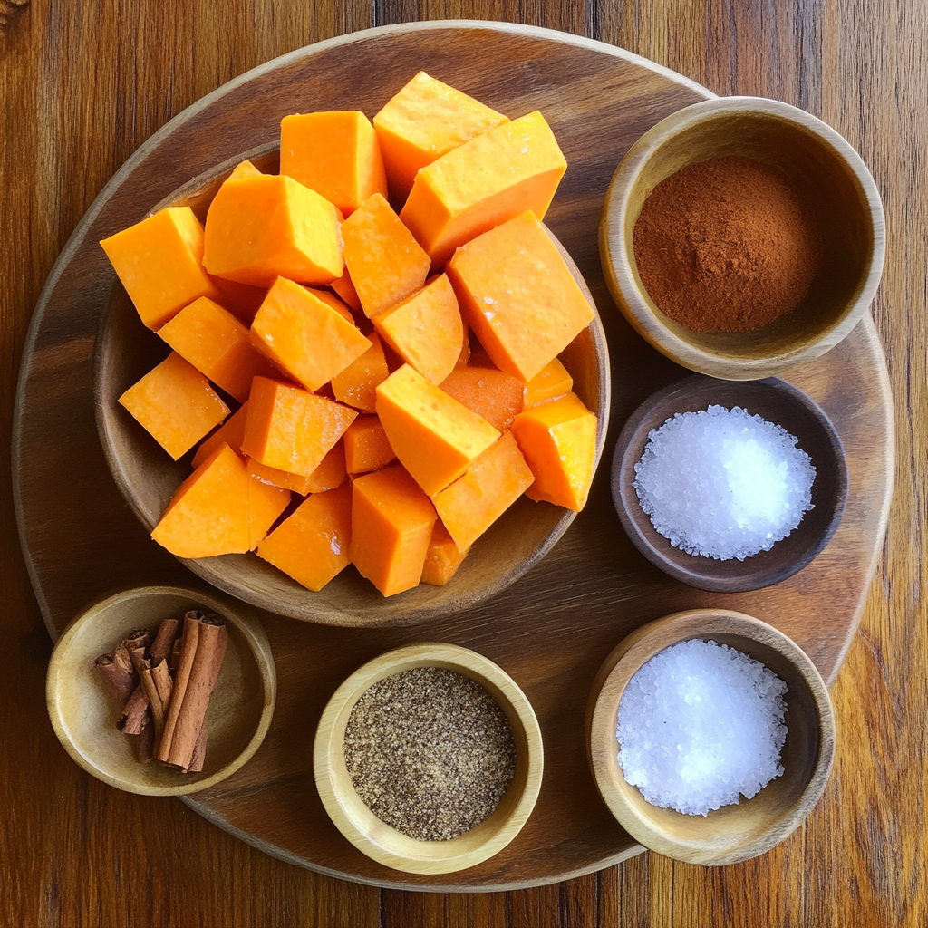 Caramelized Sweet Potatoes ingredients