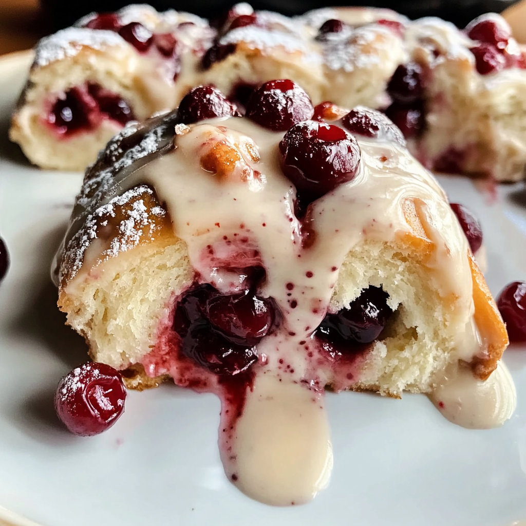 Cherry Cinnamon Rolls