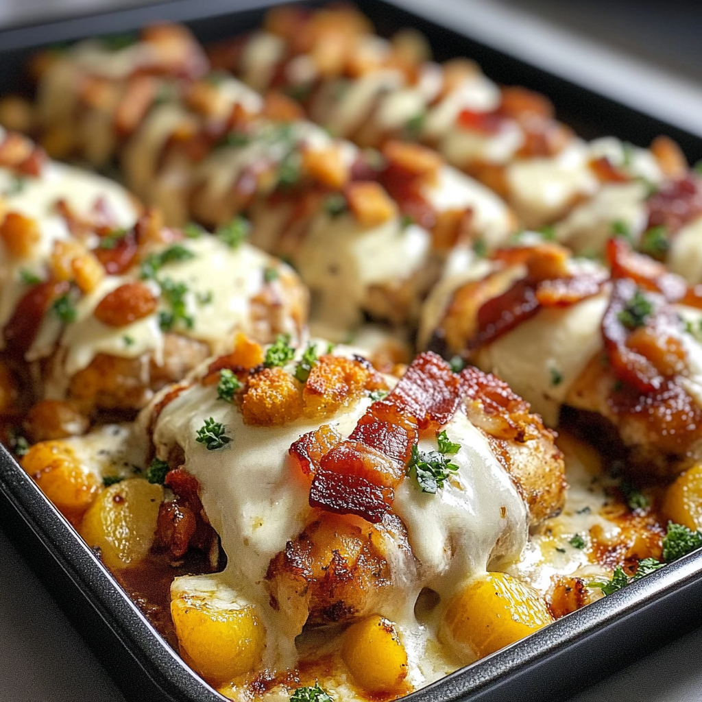 Chicken Bacon Ranch Sheet Pan ingredients
