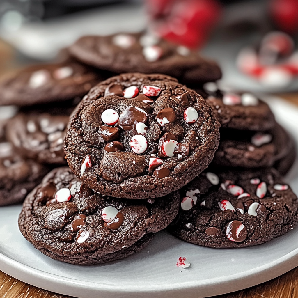 Chocolate Peppermint Cookies