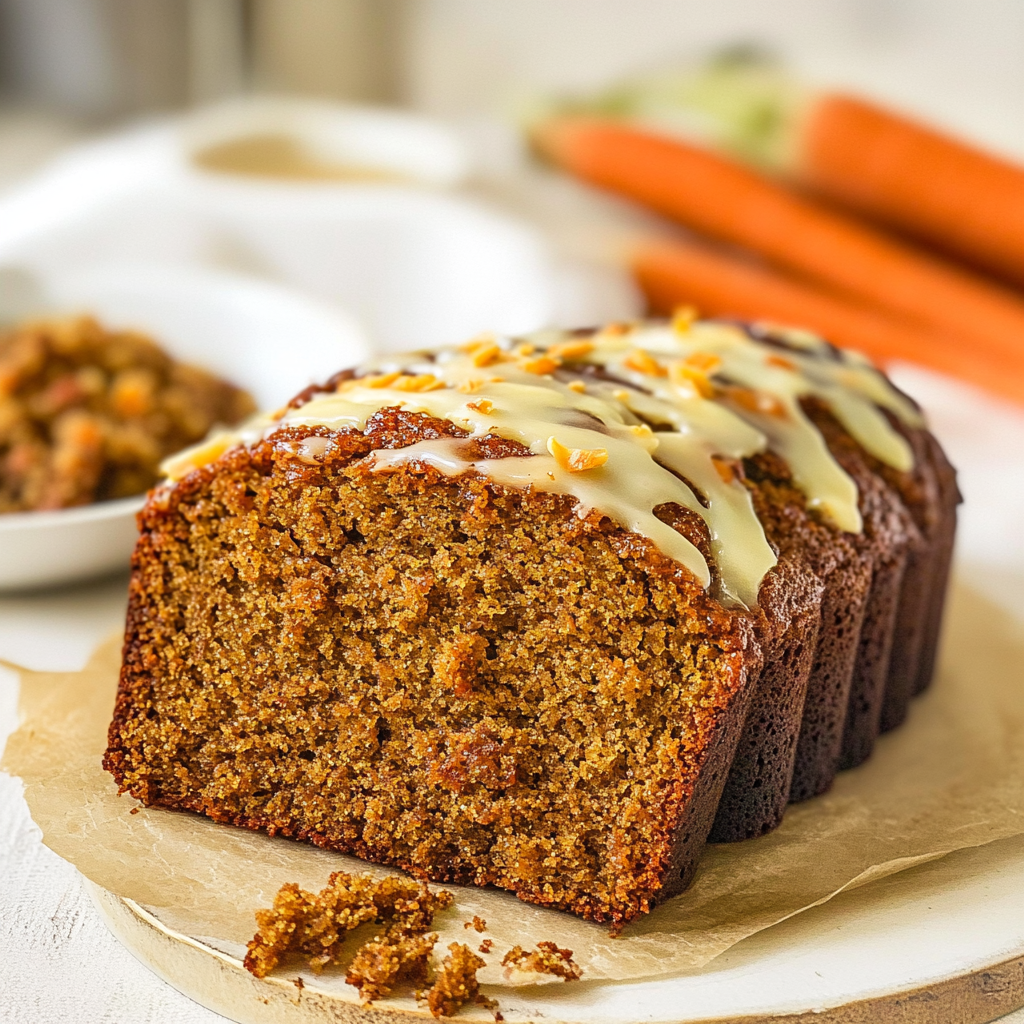 Christmas Carrot Cake Loaf