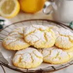 Christmas Chewy Lemon Crinkle Cookies