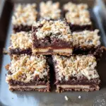 Christmas Chocolate Coconut Dream Bars