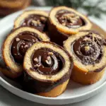 Christmas Chocolate Peanut Butter Pinwheels