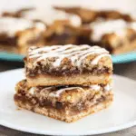 Christmas Cinnamon Roll Blondies
