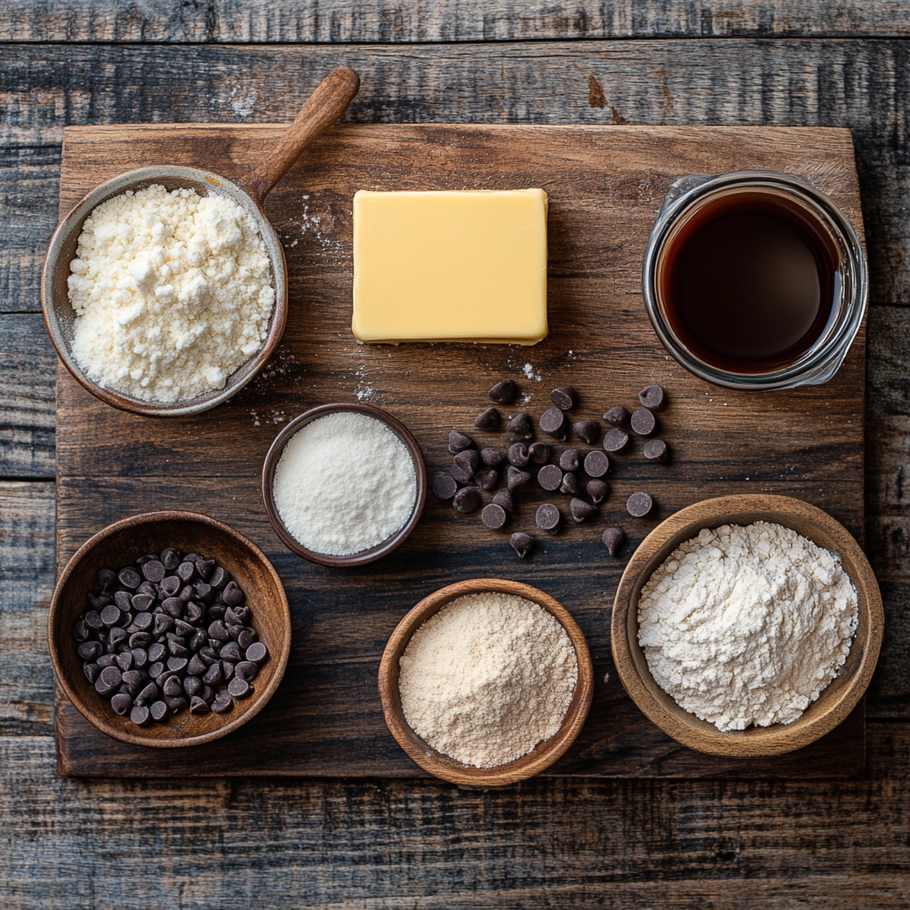 Christmas Coffee Butter Cookies ingredients